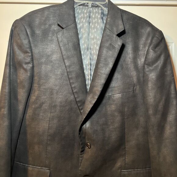 Jean-Paul Germain Two Button Double Vented Fully Lined Blazer 42R‎ (Blue) - Picture 3 of 6